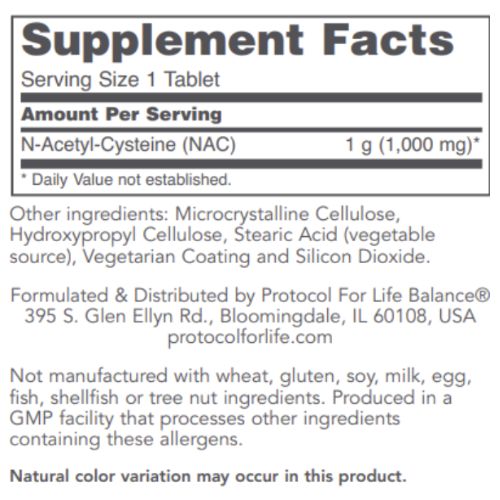 NAC N-Acetyl-Cysteine